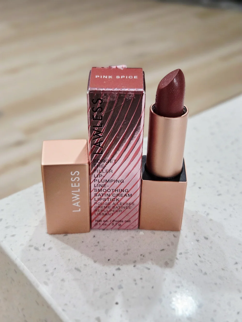 Lawless Satin Cream Lipstick - Pink Spice